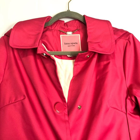 Kate Spade New York Water-Resistant Hoodie Jacket. Size Small. Classy Rare - Picture 6 of 14